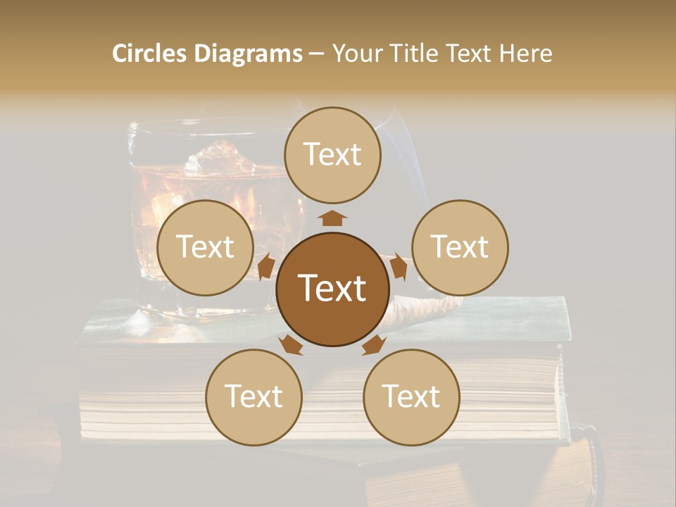 Nobody Lowball Glass Old PowerPoint Template