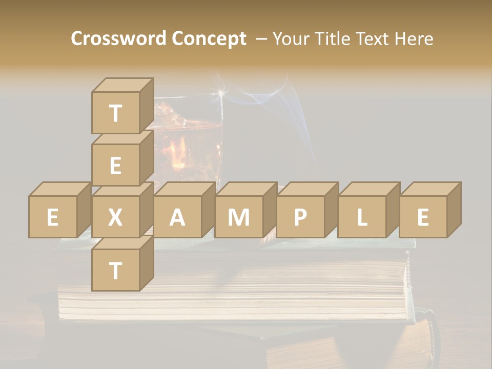 Nobody Lowball Glass Old PowerPoint Template