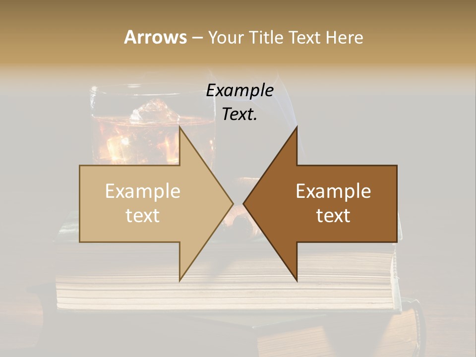 Nobody Lowball Glass Old PowerPoint Template
