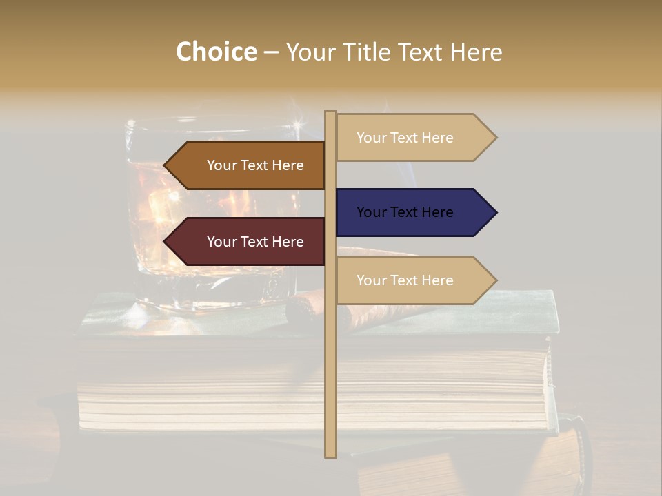 Nobody Lowball Glass Old PowerPoint Template
