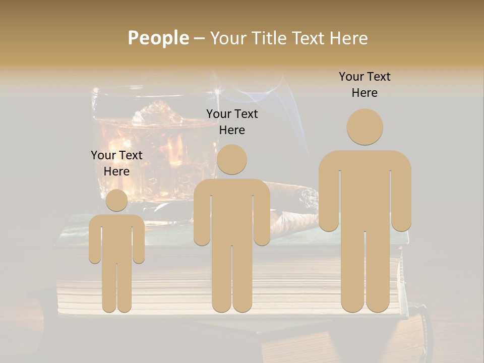 Nobody Lowball Glass Old PowerPoint Template