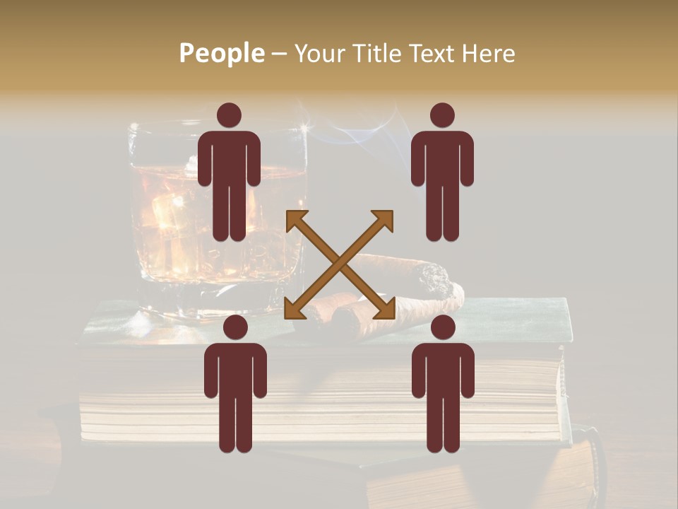 Nobody Lowball Glass Old PowerPoint Template