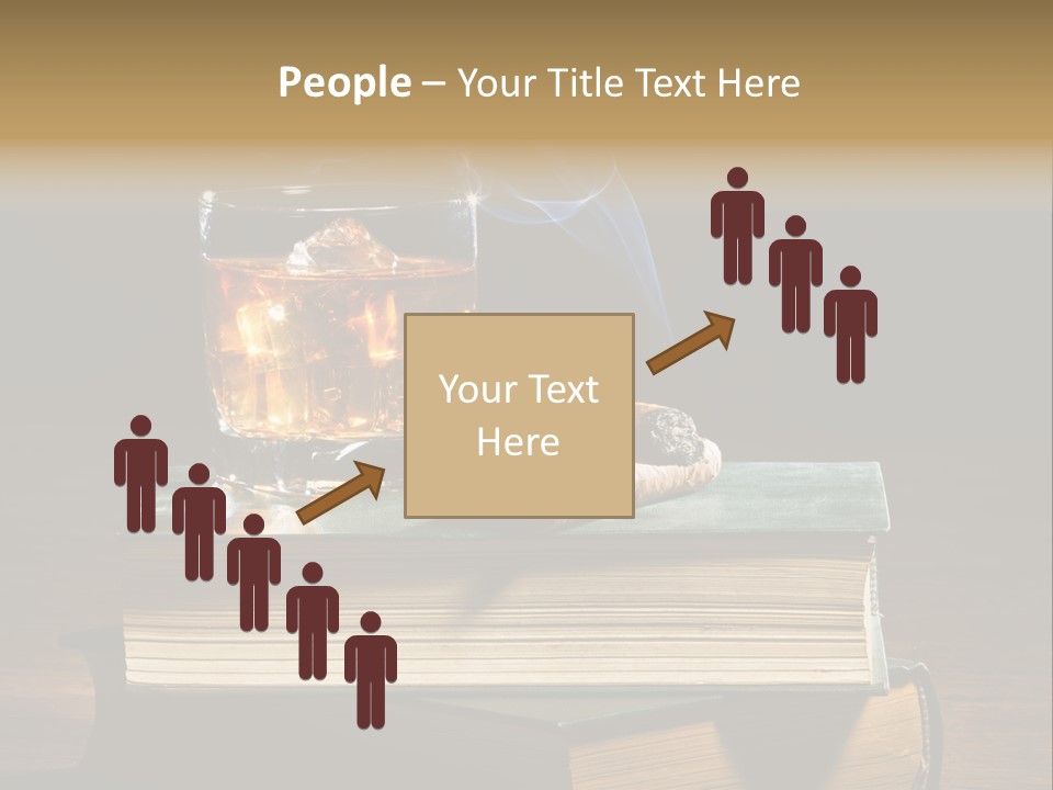 Nobody Lowball Glass Old PowerPoint Template