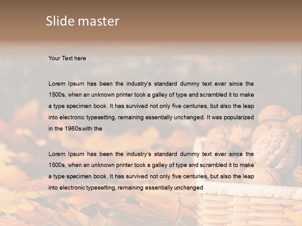 Old Red Orange PowerPoint Template