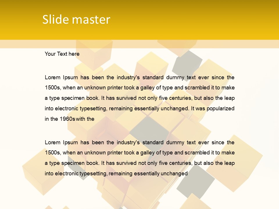 Construction Wallpaper Color PowerPoint Template