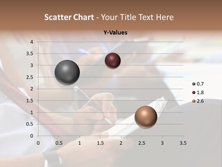 Formal Caucasian Sitting PowerPoint Template