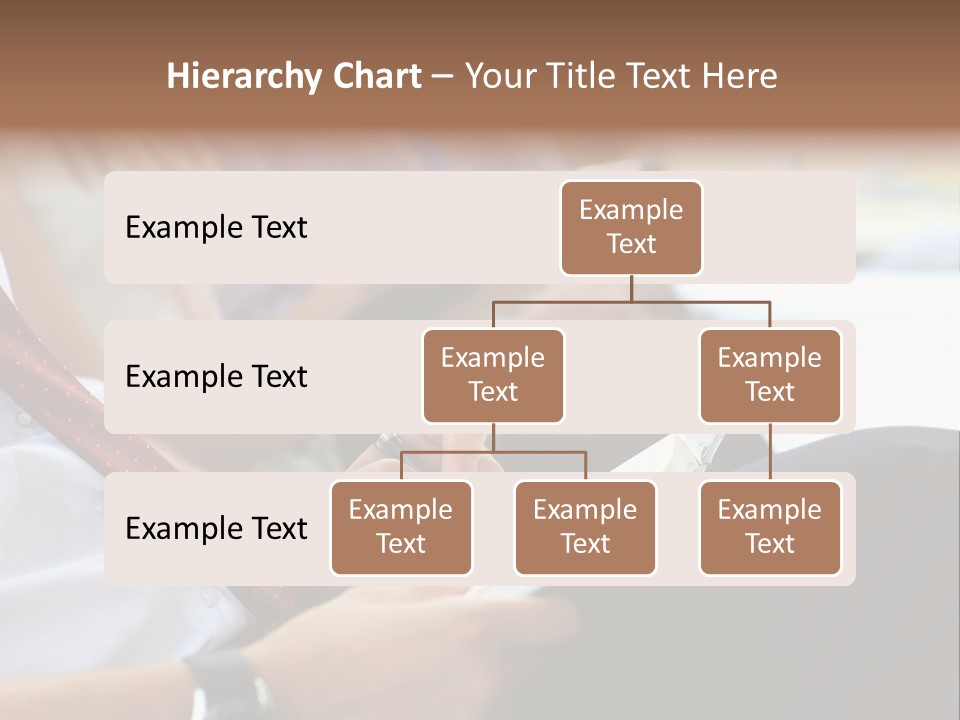 Formal Caucasian Sitting PowerPoint Template