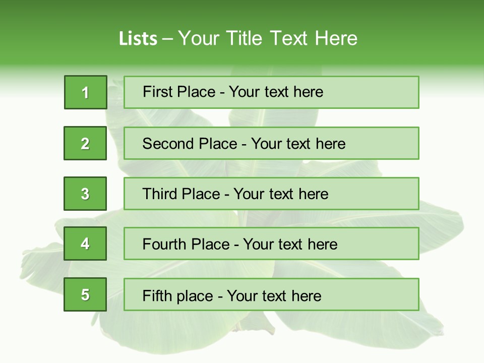 Leafy Sprout Life PowerPoint Template
