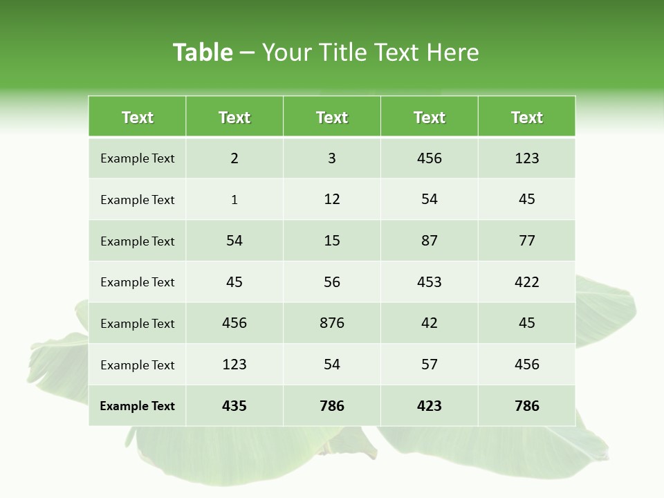 Leafy Sprout Life PowerPoint Template
