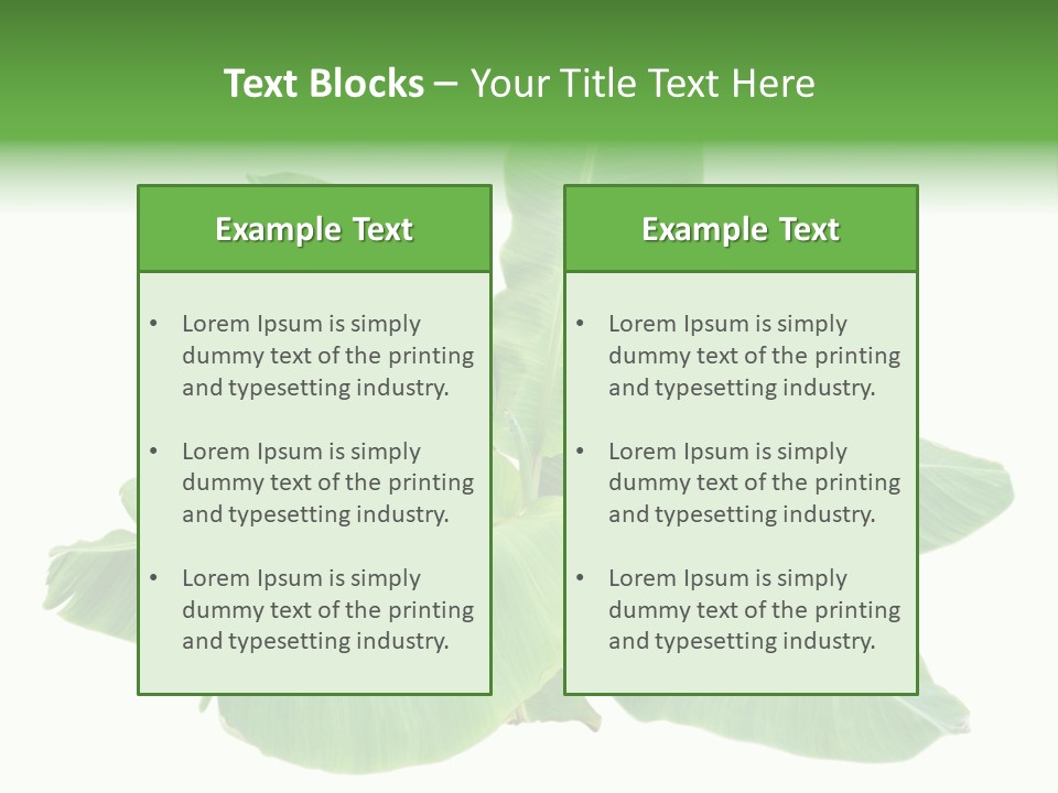 Leafy Sprout Life PowerPoint Template