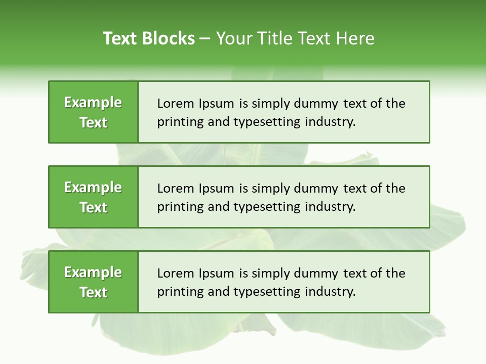 Leafy Sprout Life PowerPoint Template