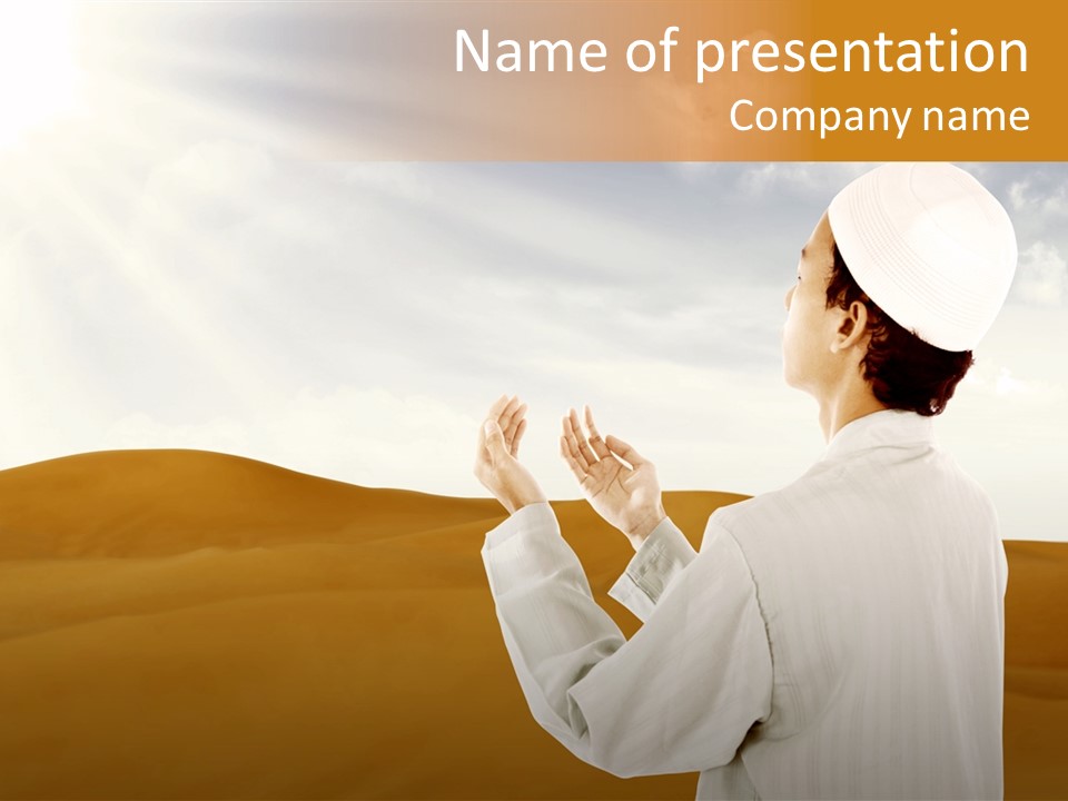 Prayer Muslim Koran PowerPoint Template