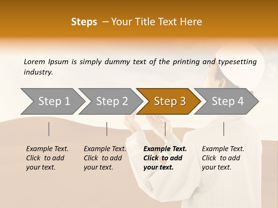 Prayer Muslim Koran PowerPoint Template