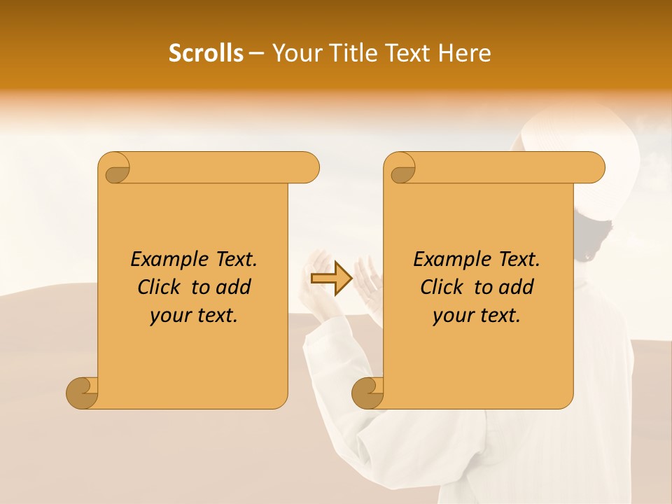 Prayer Muslim Koran PowerPoint Template