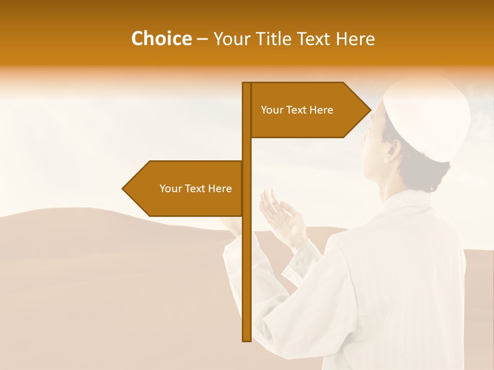 Prayer Muslim Koran PowerPoint Template