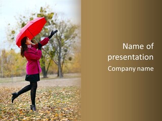 Happy Running Cute PowerPoint Template