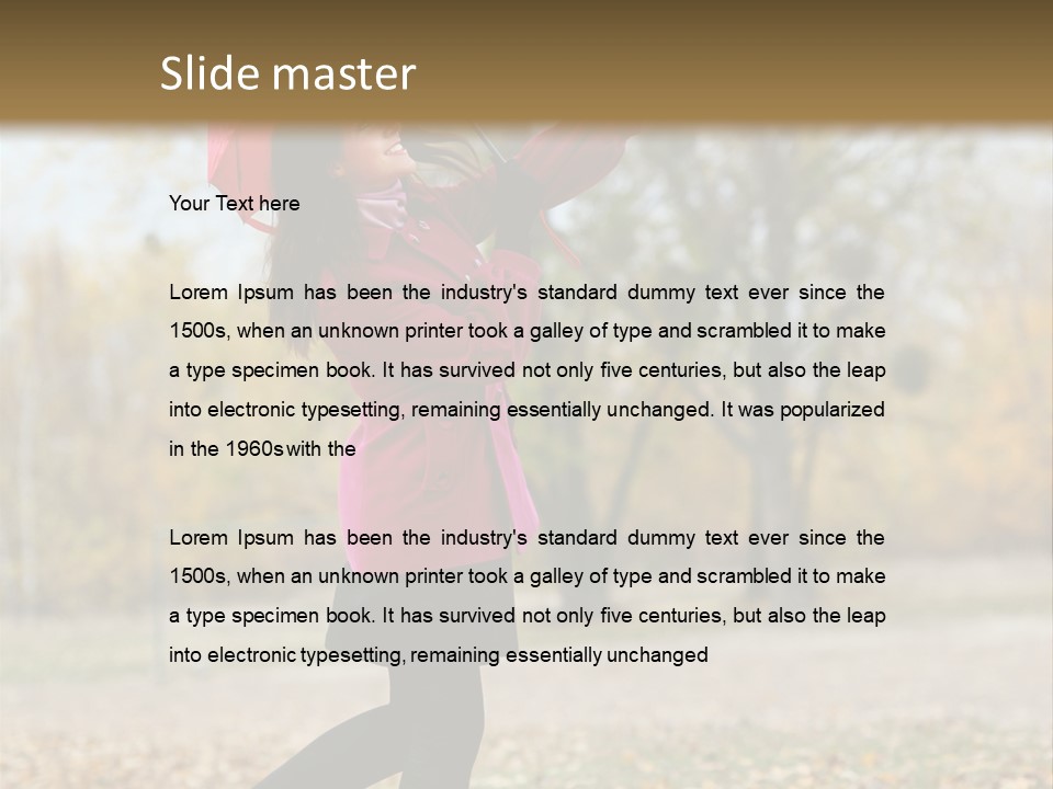 Happy Running Cute PowerPoint Template