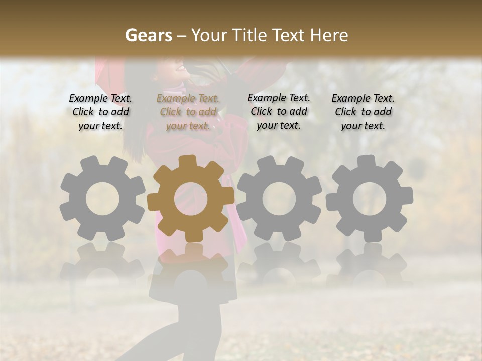 Happy Running Cute PowerPoint Template