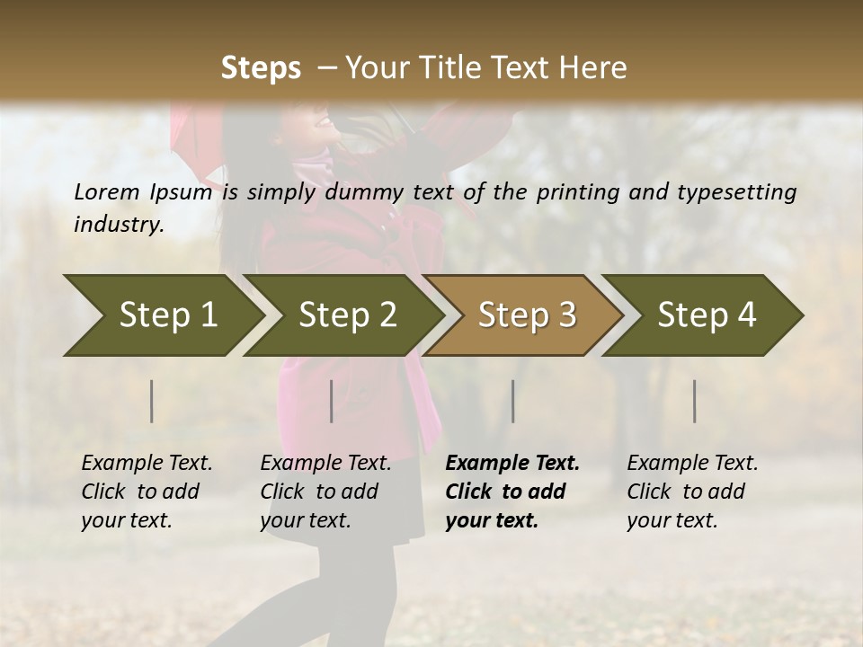 Happy Running Cute PowerPoint Template
