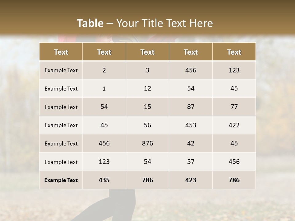 Happy Running Cute PowerPoint Template