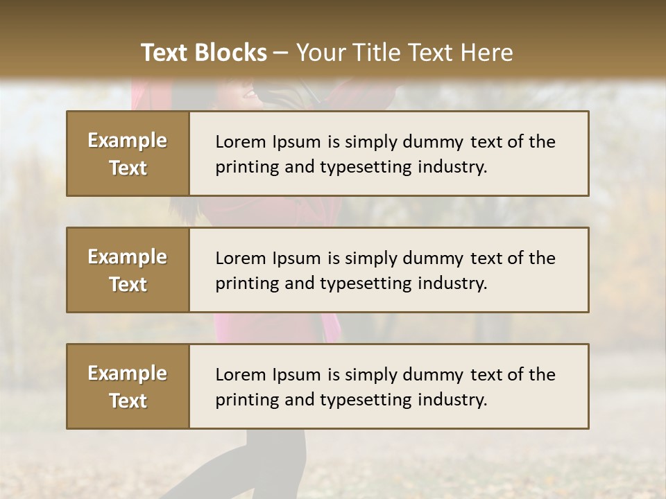 Happy Running Cute PowerPoint Template