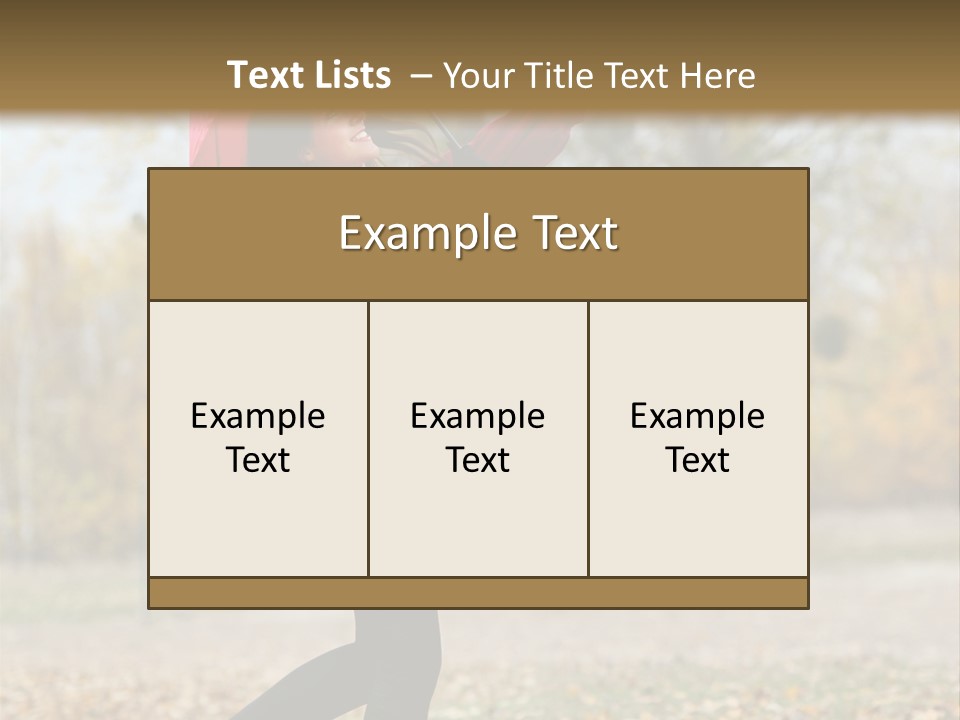 Happy Running Cute PowerPoint Template