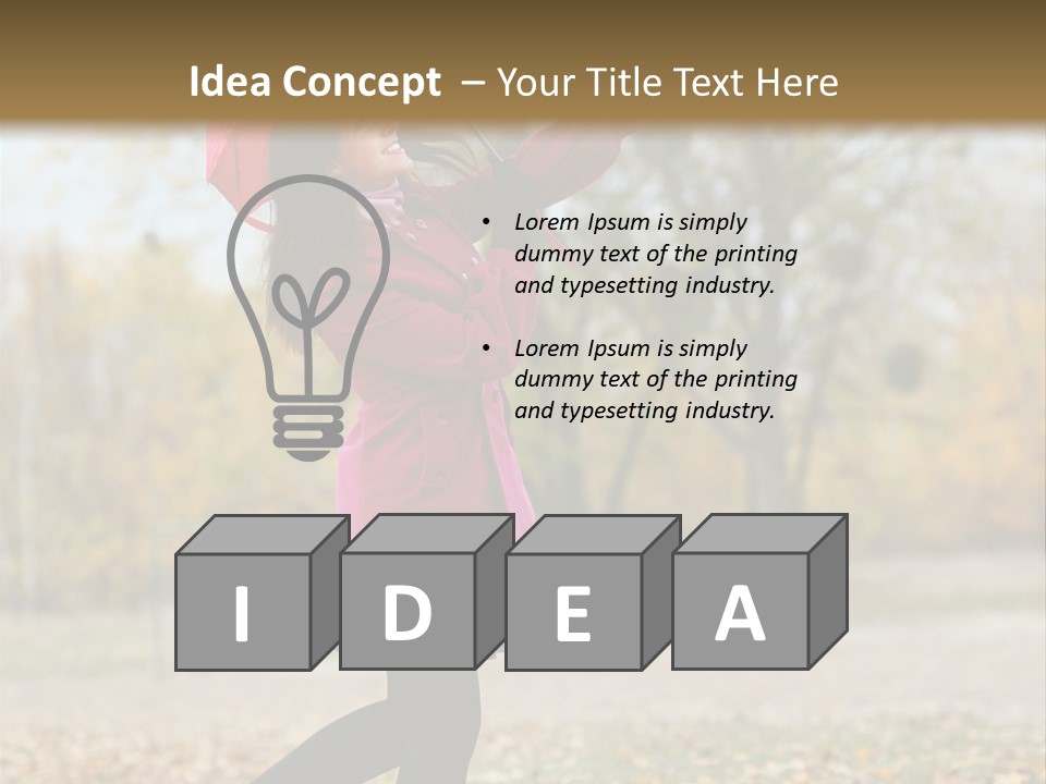 Happy Running Cute PowerPoint Template