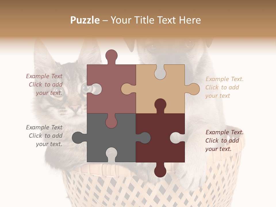 Affection Touching Youth PowerPoint Template