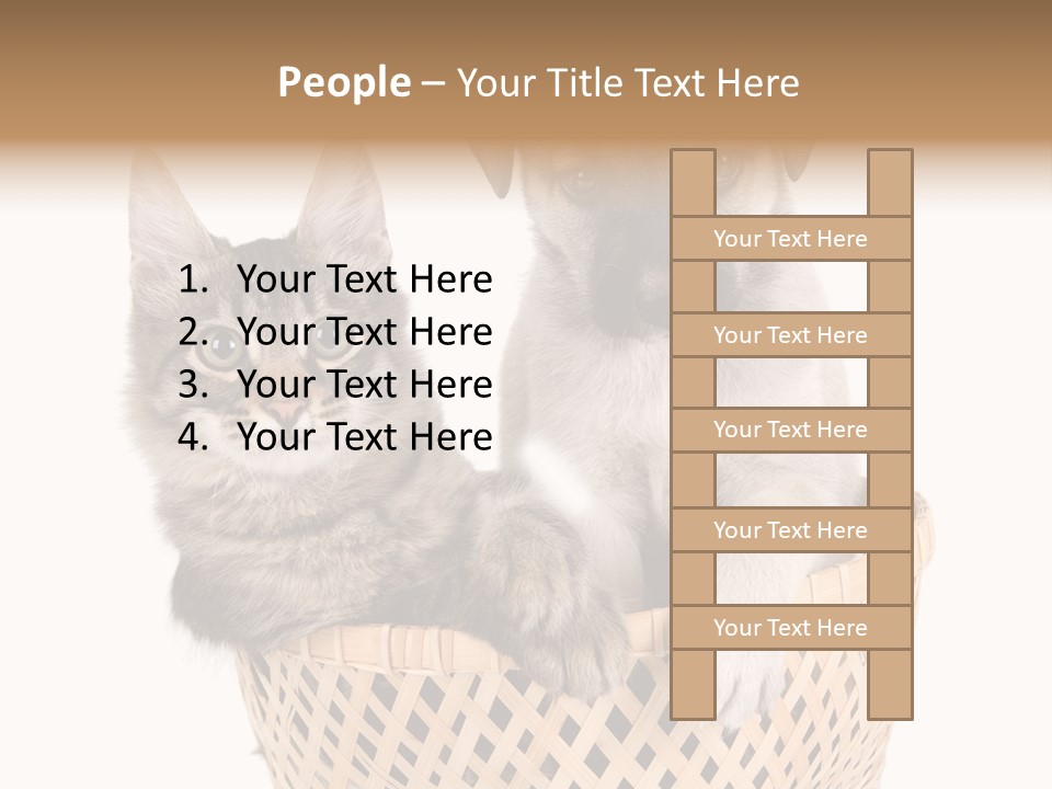 Affection Touching Youth PowerPoint Template