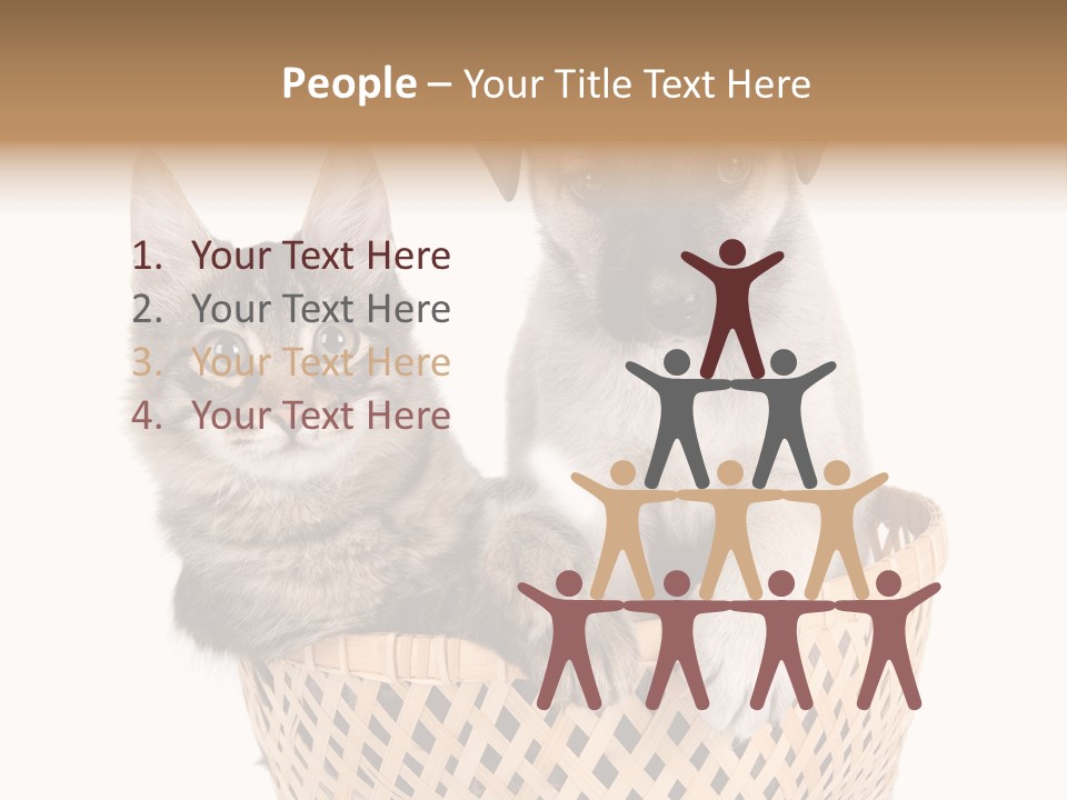 Affection Touching Youth PowerPoint Template