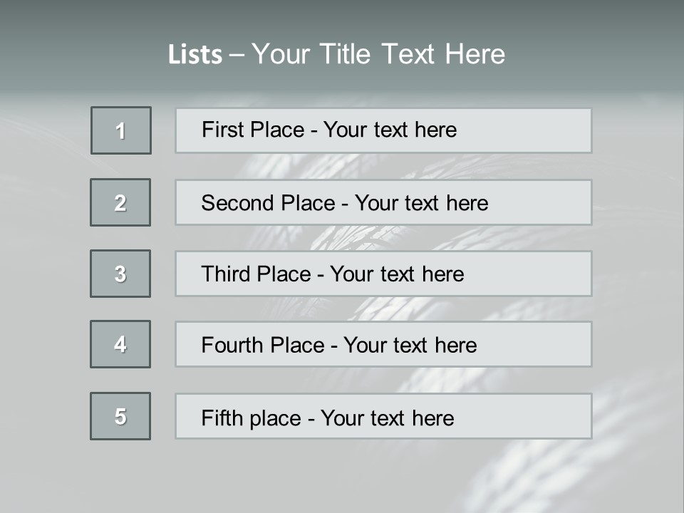 Stability New Selective Focus PowerPoint Template
