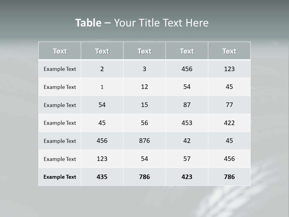 Stability New Selective Focus PowerPoint Template