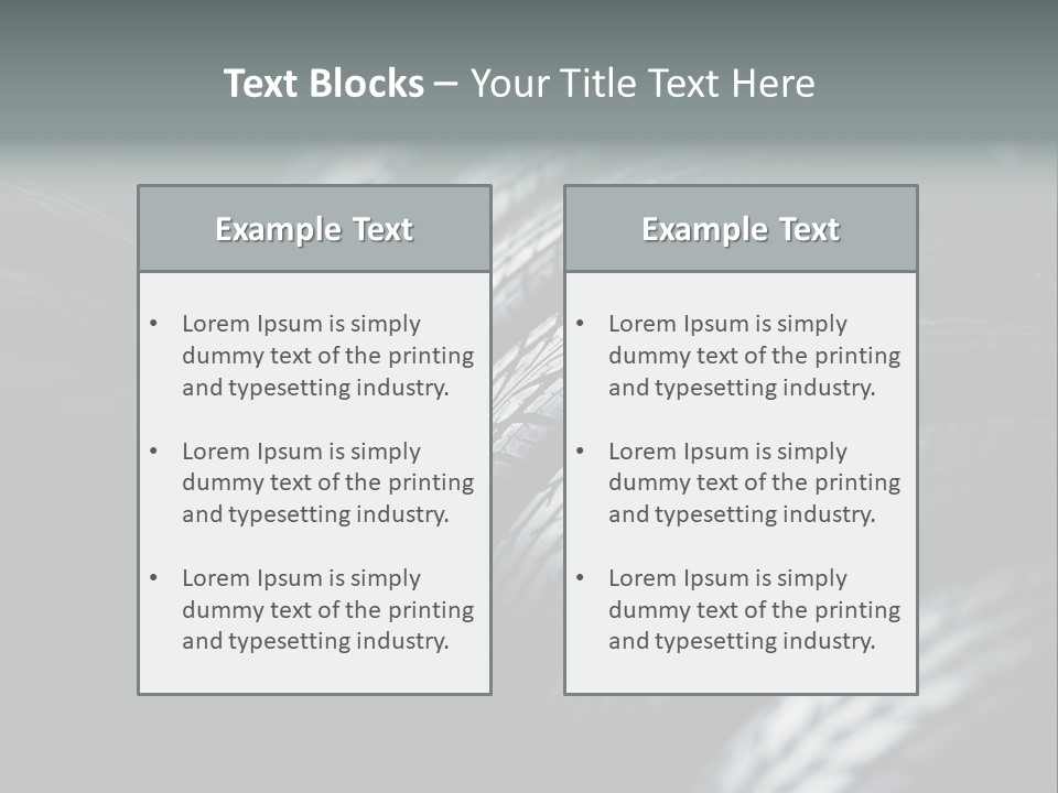 Stability New Selective Focus PowerPoint Template