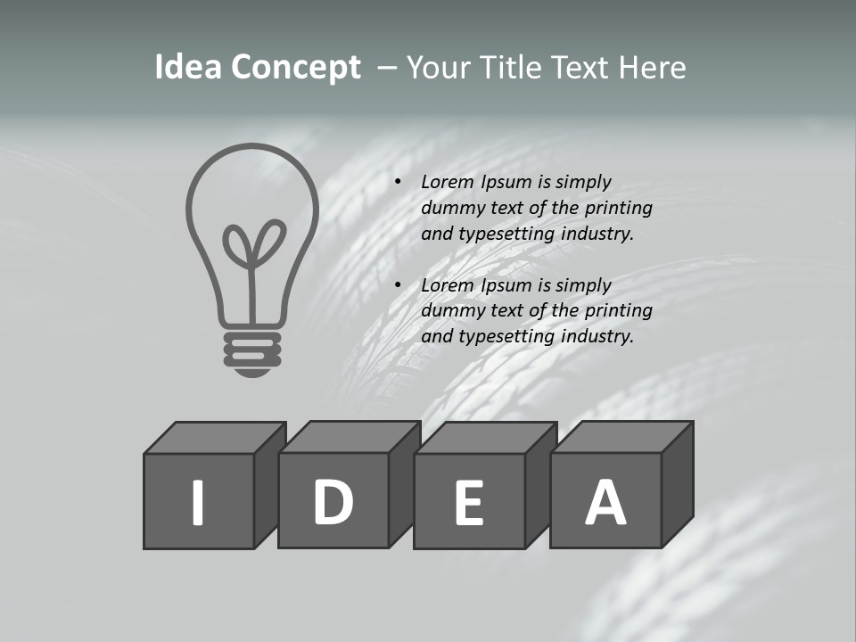 Stability New Selective Focus PowerPoint Template