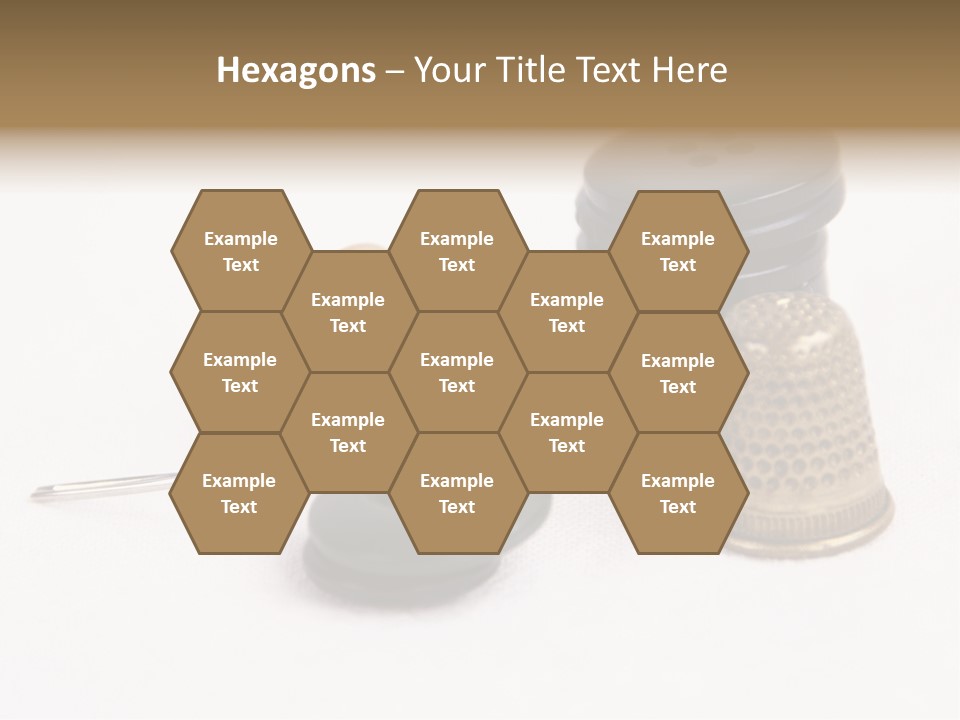 Clothing White Background Bronze PowerPoint Template