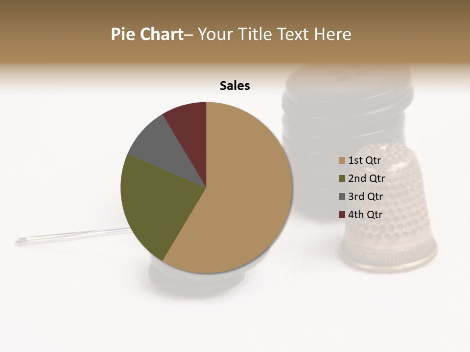 Clothing White Background Bronze PowerPoint Template