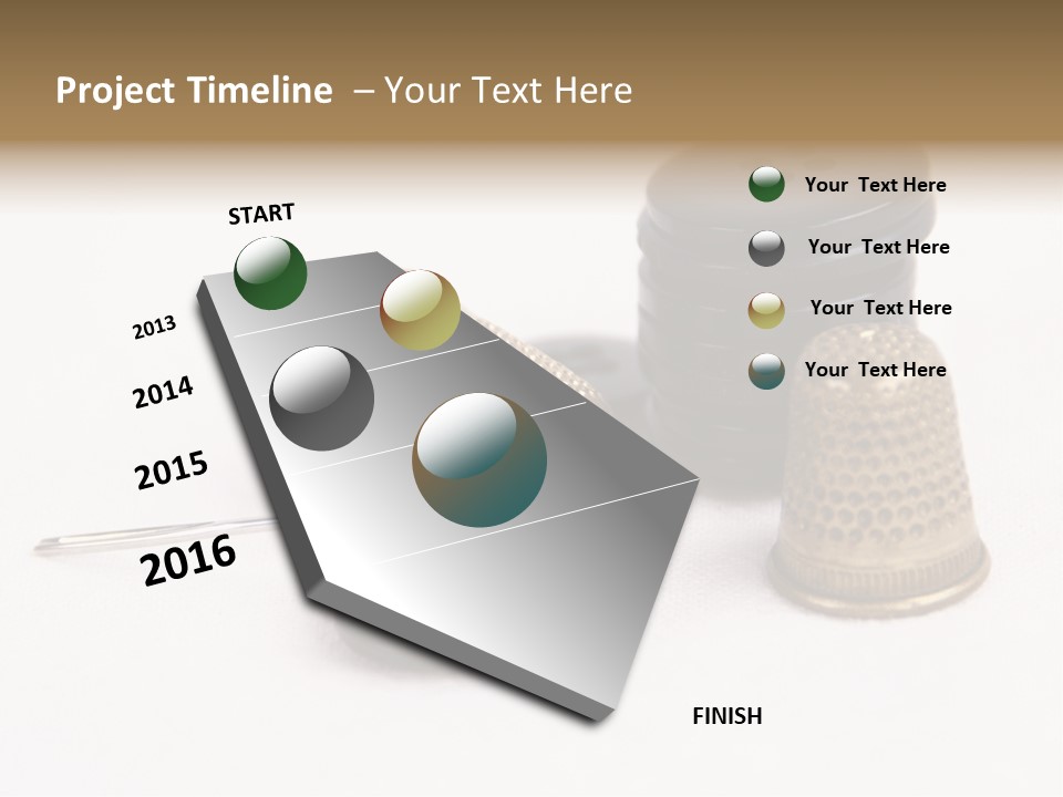 Clothing White Background Bronze PowerPoint Template