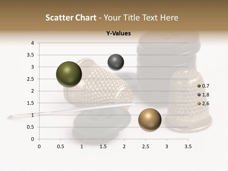 Clothing White Background Bronze PowerPoint Template