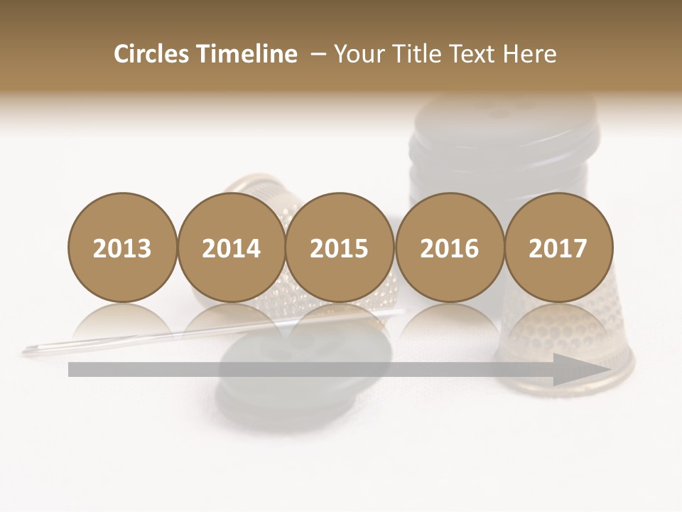 Clothing White Background Bronze PowerPoint Template