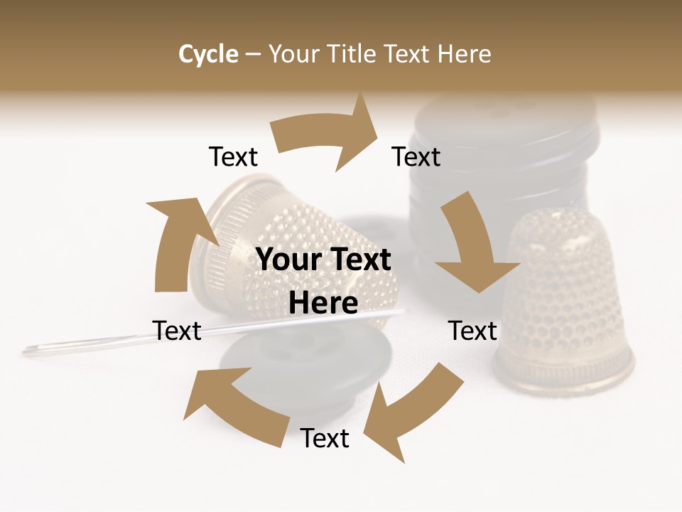 Clothing White Background Bronze PowerPoint Template