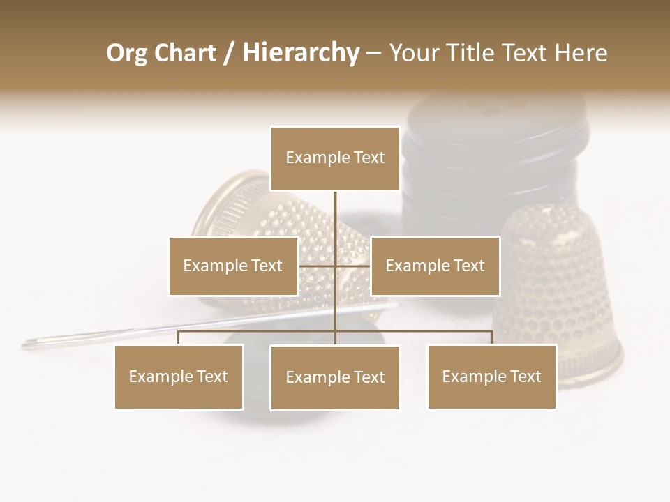 Clothing White Background Bronze PowerPoint Template