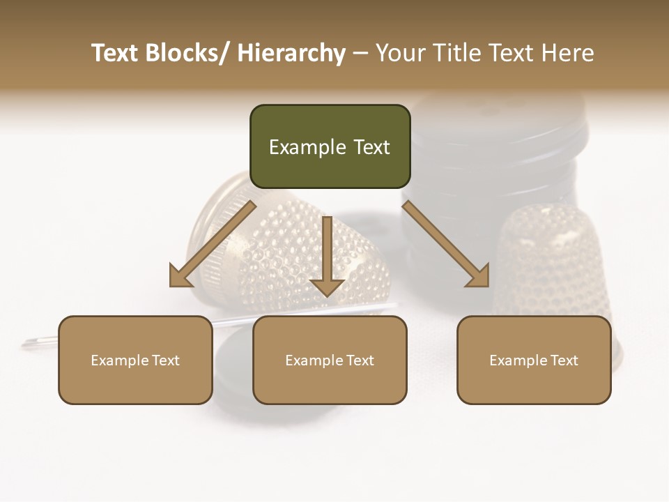 Clothing White Background Bronze PowerPoint Template