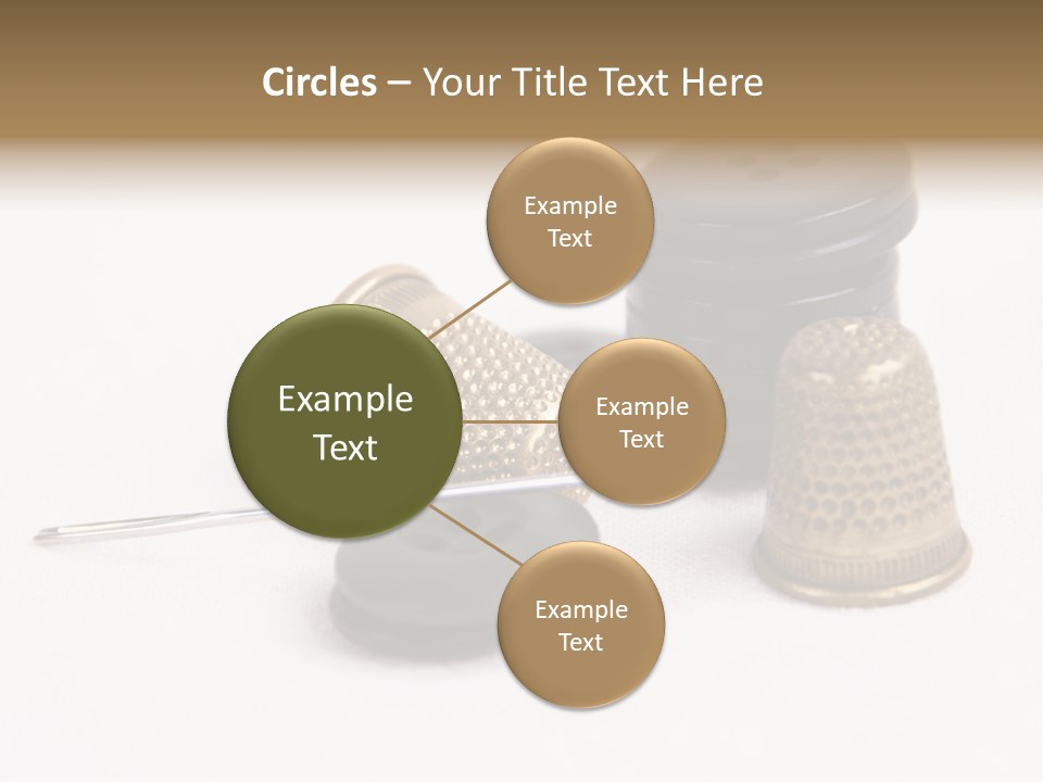 Clothing White Background Bronze PowerPoint Template