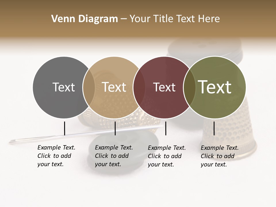 Clothing White Background Bronze PowerPoint Template