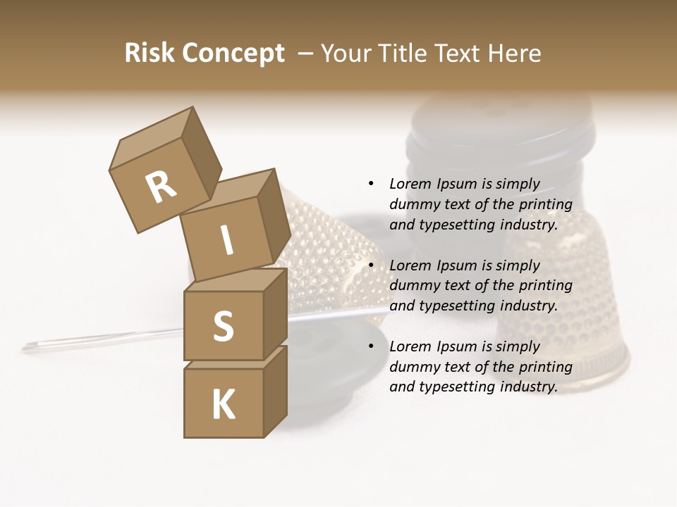 Clothing White Background Bronze PowerPoint Template