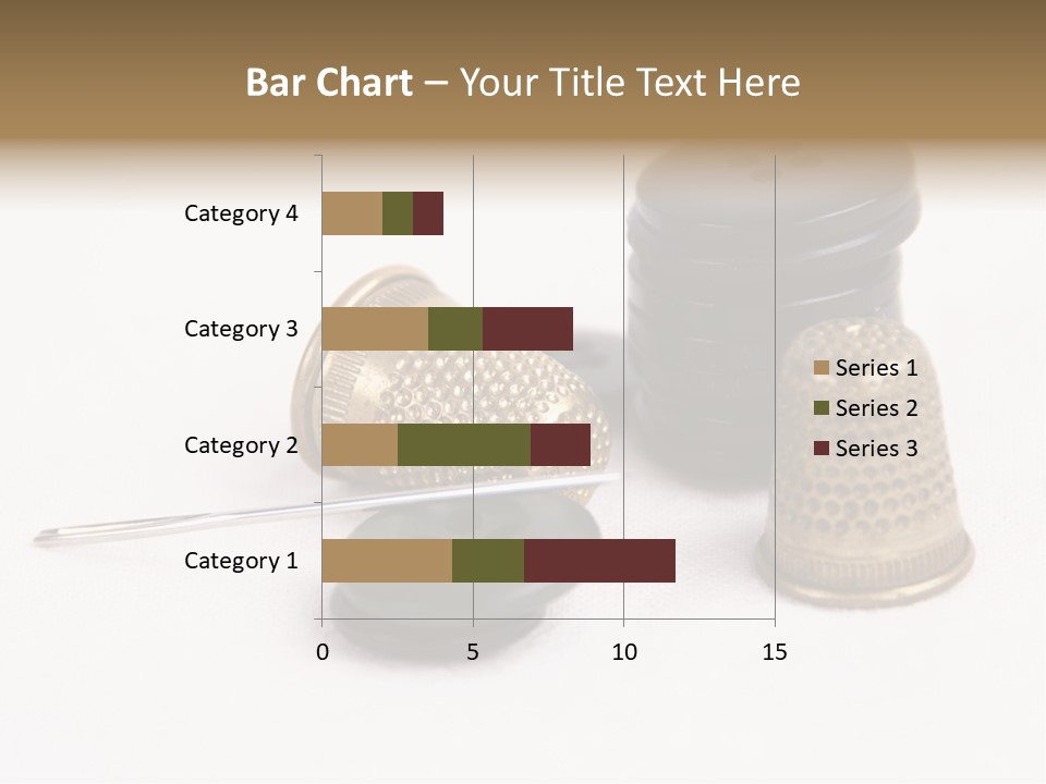 Clothing White Background Bronze PowerPoint Template