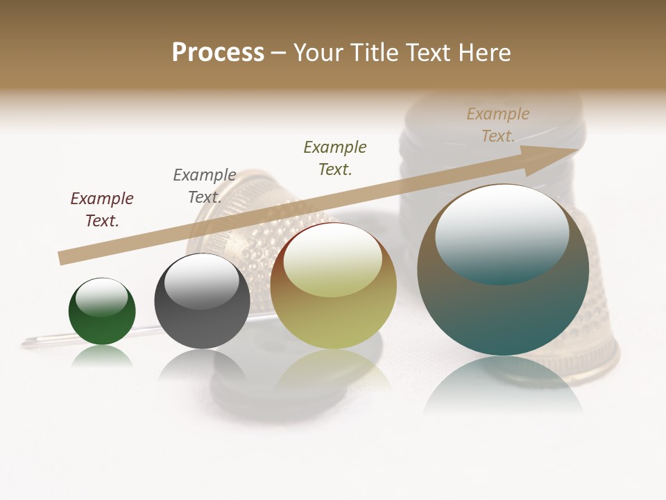 Clothing White Background Bronze PowerPoint Template