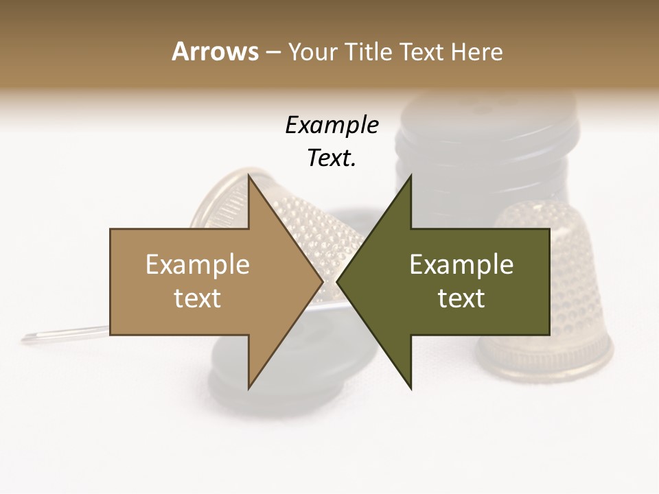 Clothing White Background Bronze PowerPoint Template