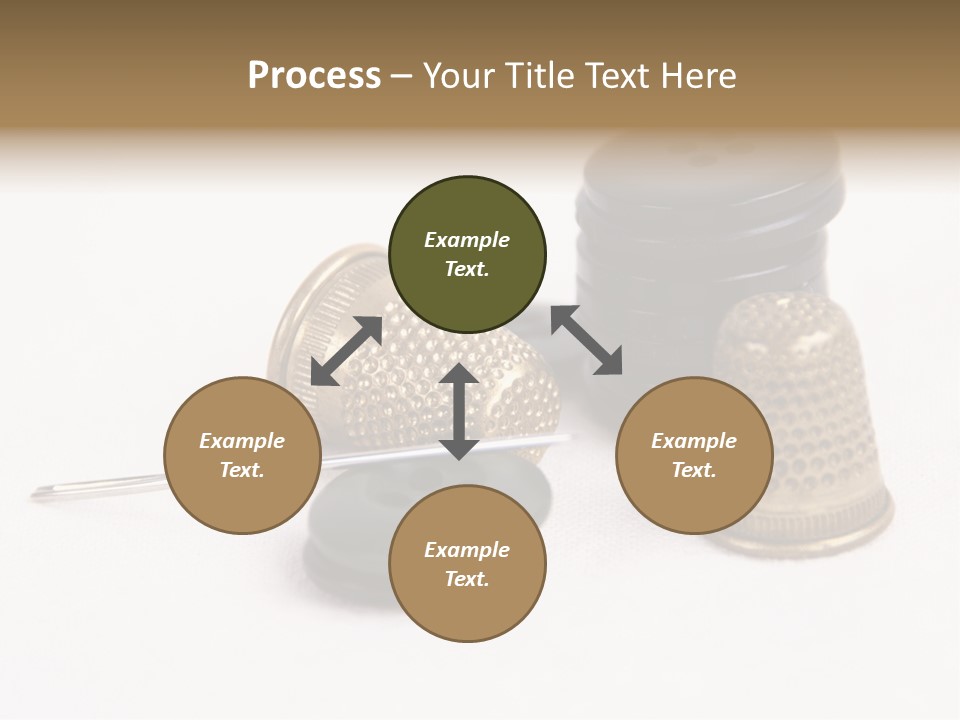 Clothing White Background Bronze PowerPoint Template