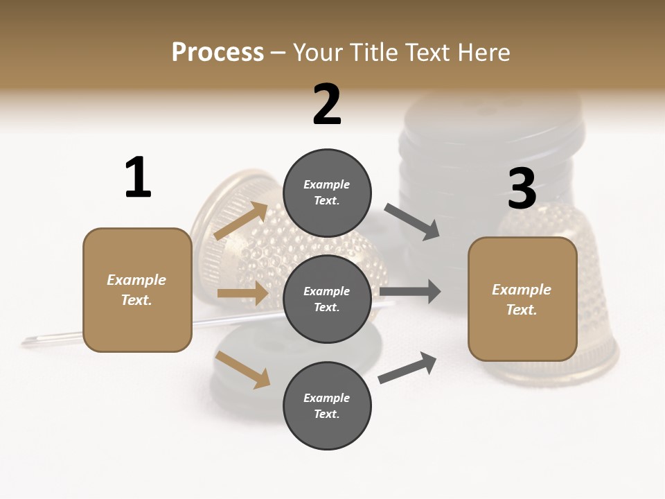 Clothing White Background Bronze PowerPoint Template